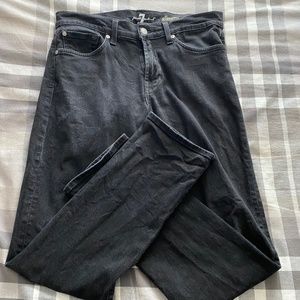 7 for All Mankind Black Jeans